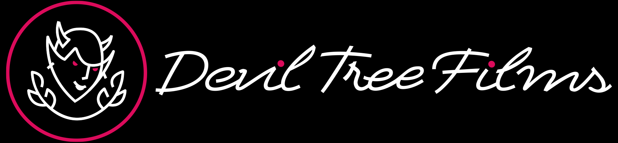 The horizontal version Devil Tree Films logo